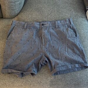 Nautica Men's Blue Polka Dot Shorts